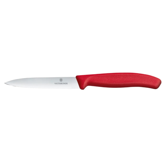 NÓŻ VICTORINOX DO WARZYW I OWOCÓW CZERWONY 10CM 6.7701.C1